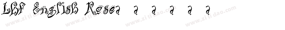 LHF English Rose字体转换